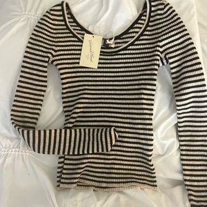 target striped long sleeve top